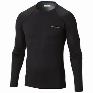 Columbia Midweight Stretch Baselayer Långärmad Tröja Herr Svarta (JDFRI8197)